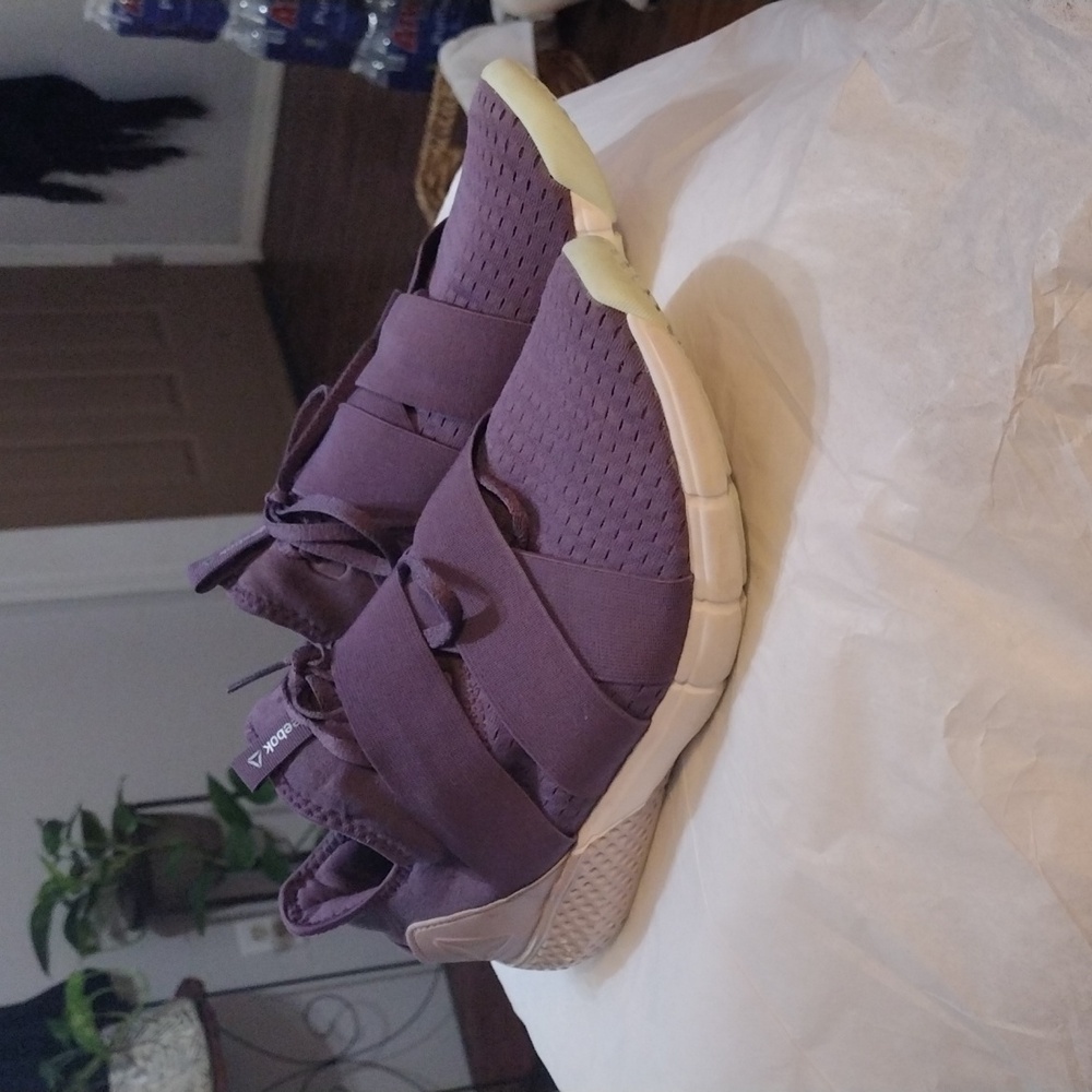 Reebok purple sneakers in women's size 8
